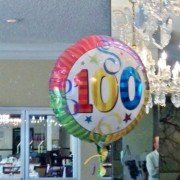 Happy 100th birthday ballon